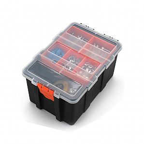 Organizador de componentes electrónicos de plástico